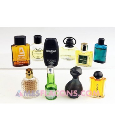 Lot de 10 miniatures masculines (marques différentes )