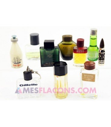 Lot de 10 miniatures masculines (marques différentes)