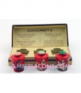 Concrète - Coffret de 3 urnes colorées