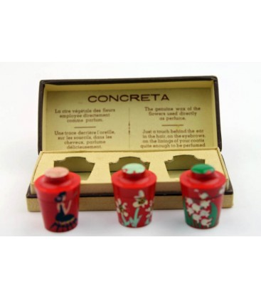 Concrète - Coffret de 3 urnes colorées